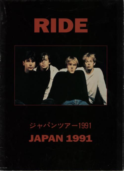Ride Japan 1991 Japanese Promo tour programme (322719) TOUR PROGRAMME